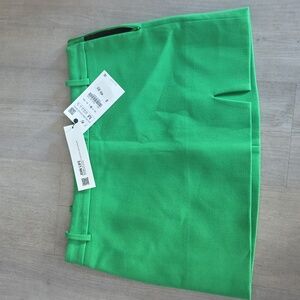 Zara Bright Green Mini Skirt